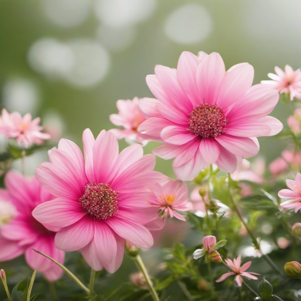 background pink flower  