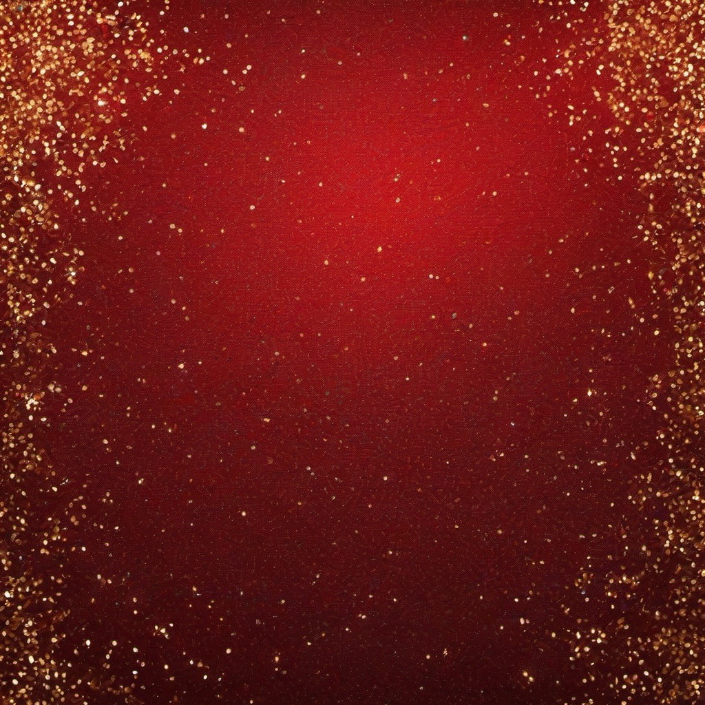 Glitter background - red background with gold glitter  