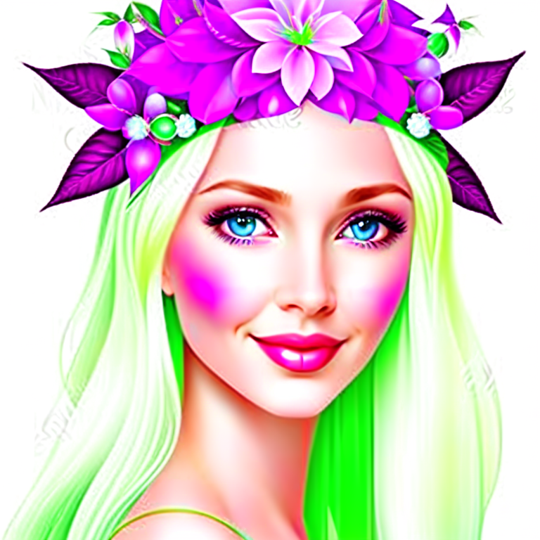 elf clipart - elandra, an elven beauty with grace and wisdom. 