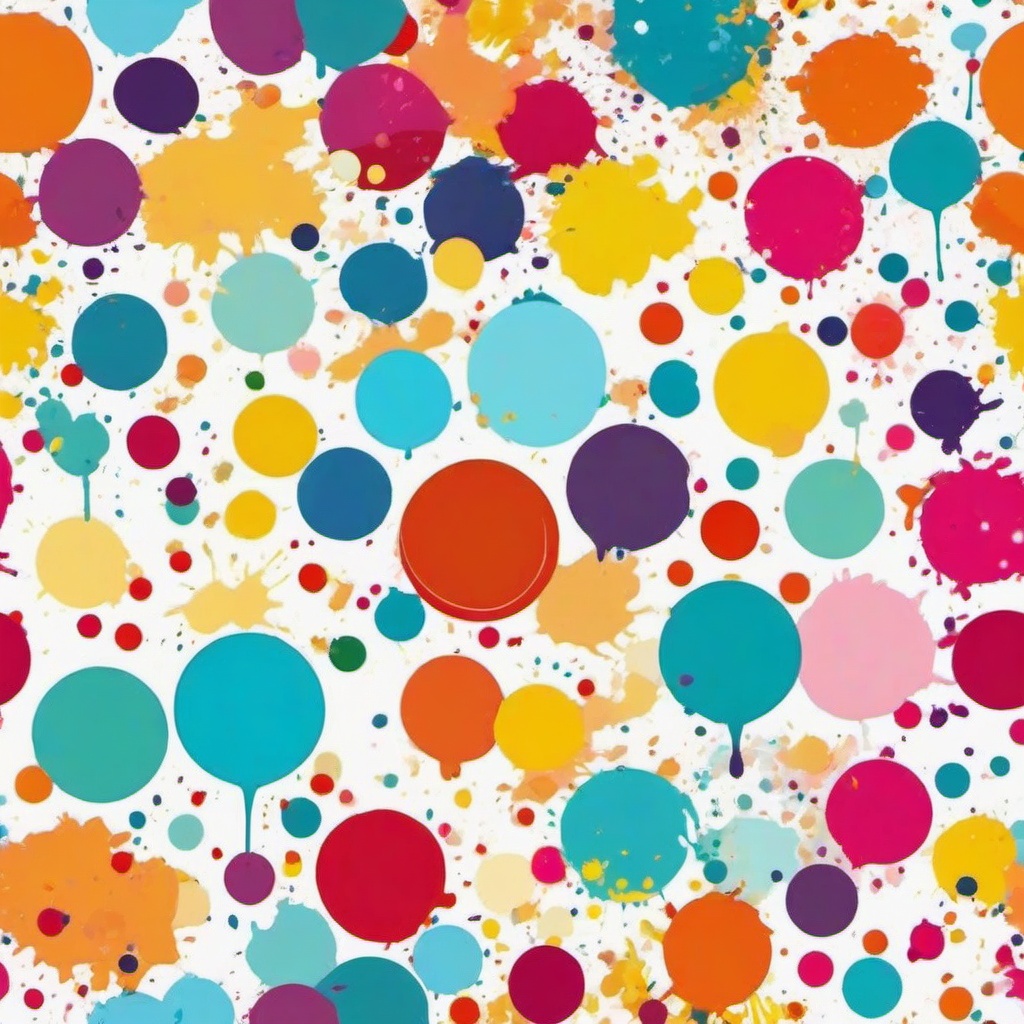 Splash Background - cute paint splatter background  