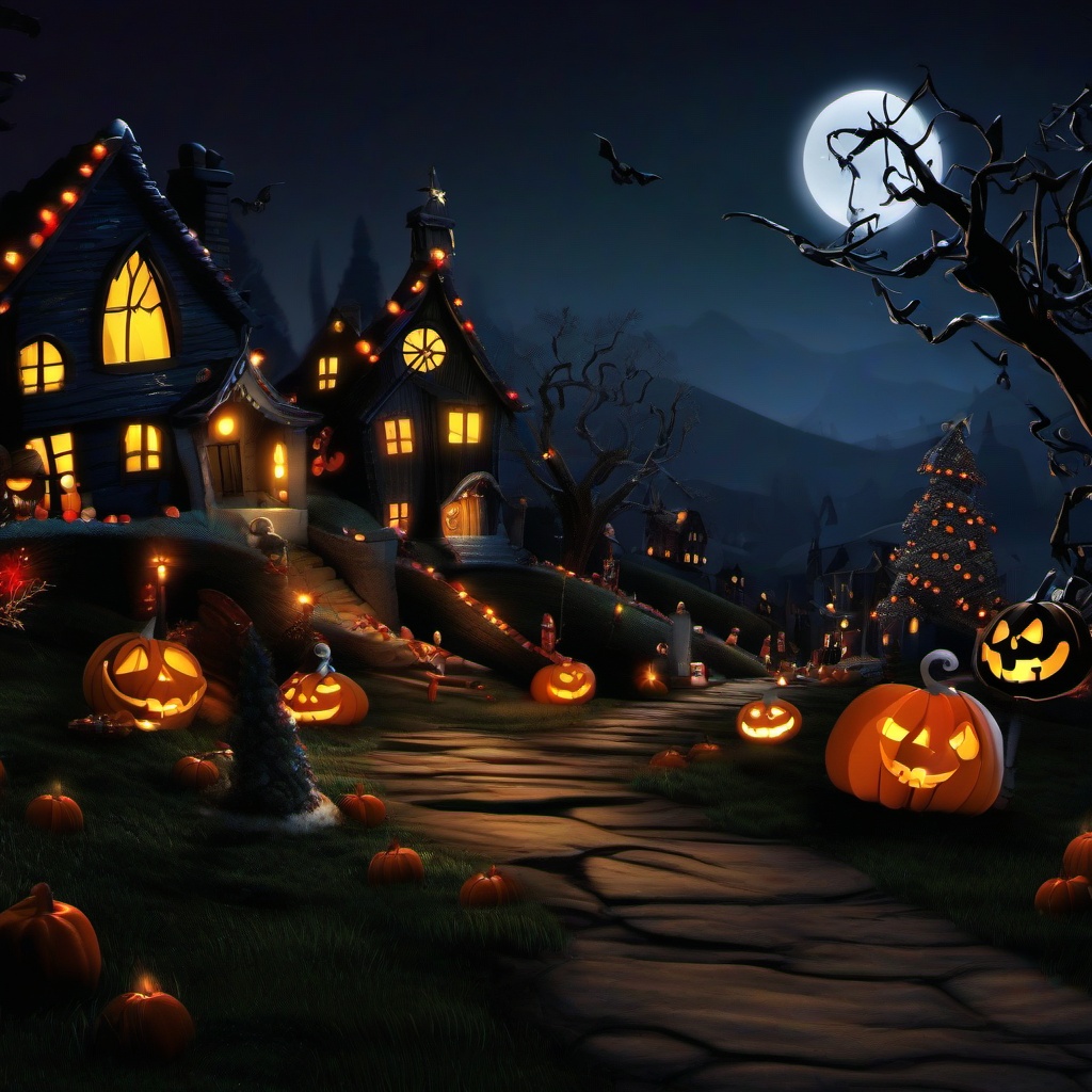 Christmas Background Wallpaper - nightmare before christmas halloween wallpaper  