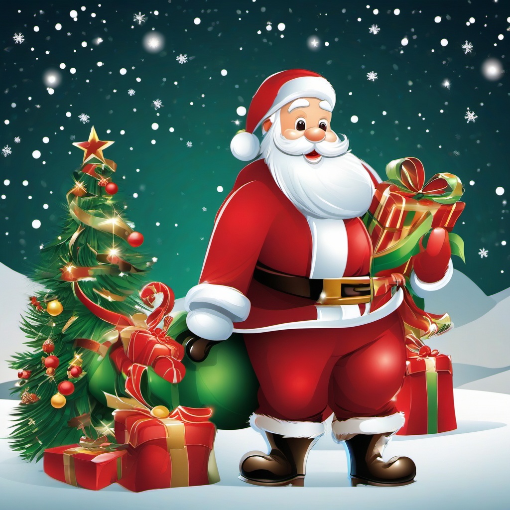 Christmas Background Wallpaper - background santa claus  