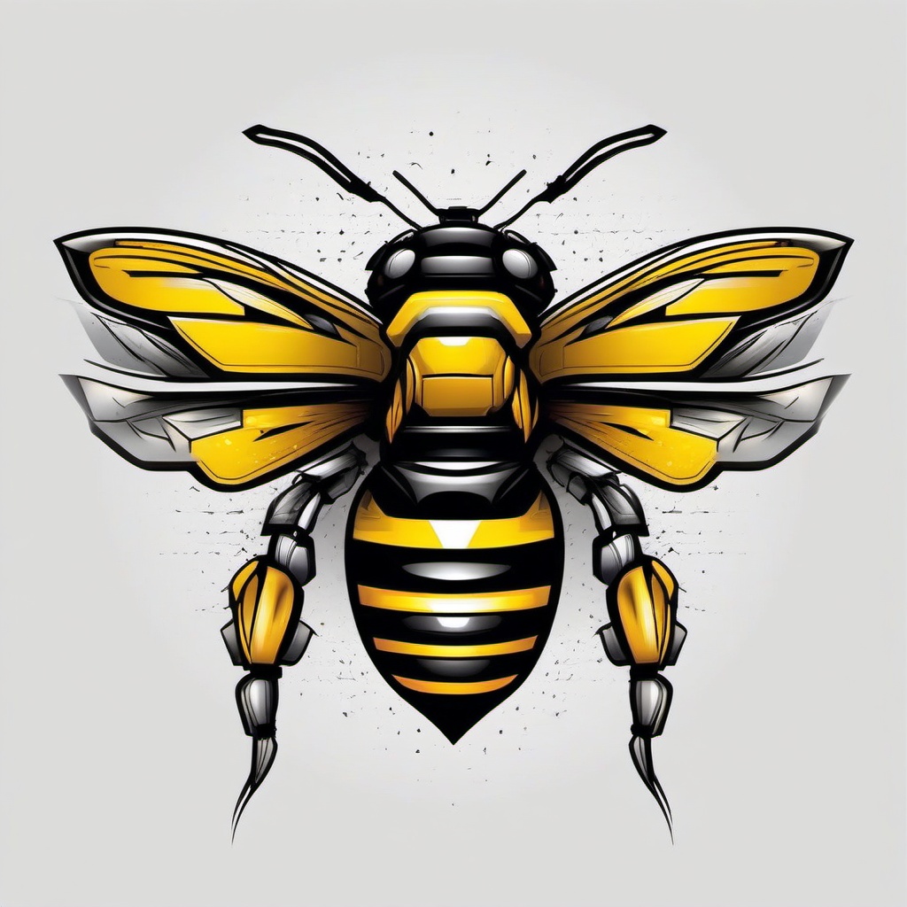 bumble bee transformer tattoo  vector tattoo design