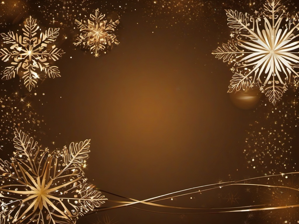 Christmas Background Brown  