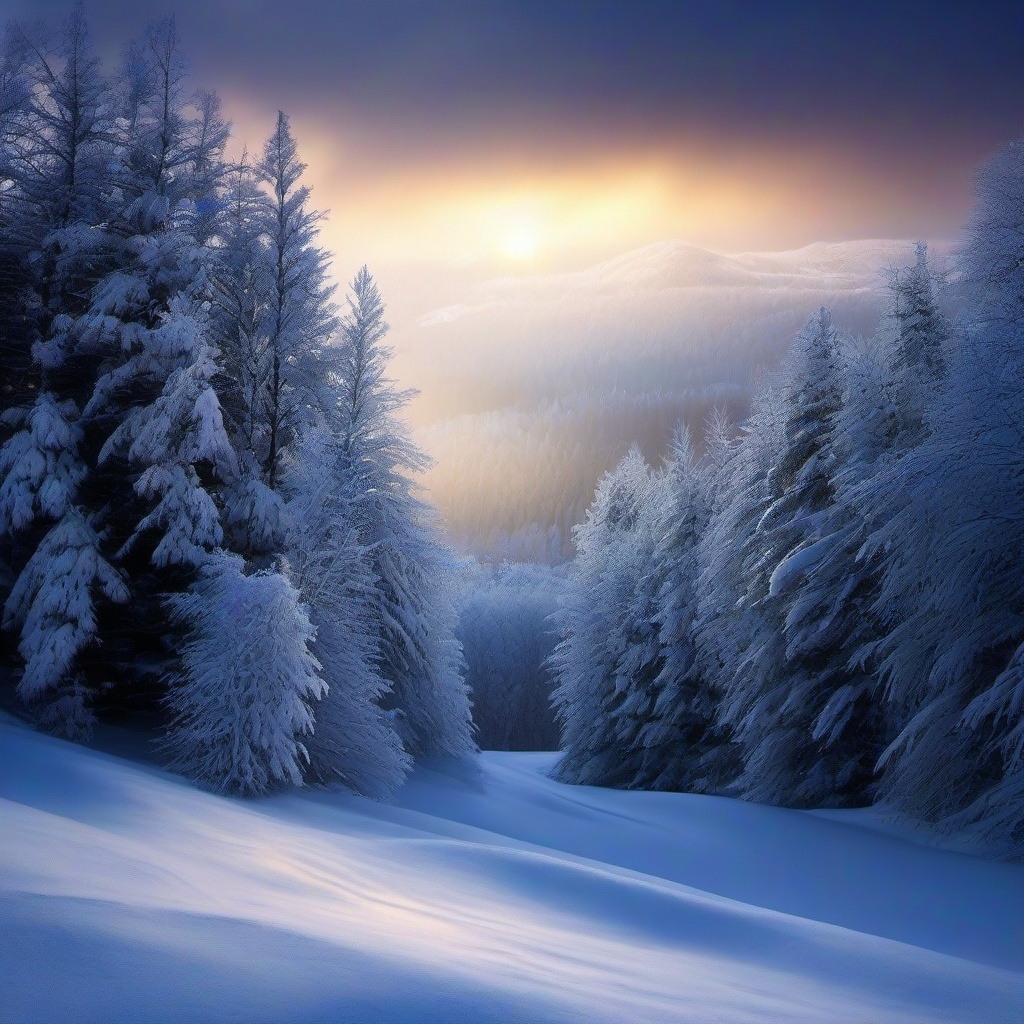 Winter background wallpaper - falling snow wallpaper  