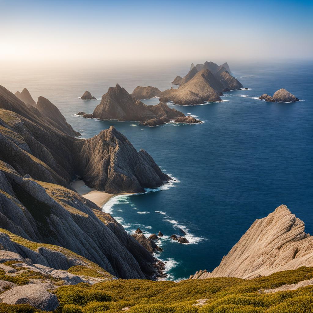 the farallon islands, usa - paint the rugged beauty of the farallon islands, with their diverse wildlife and dramatic cliffs. 