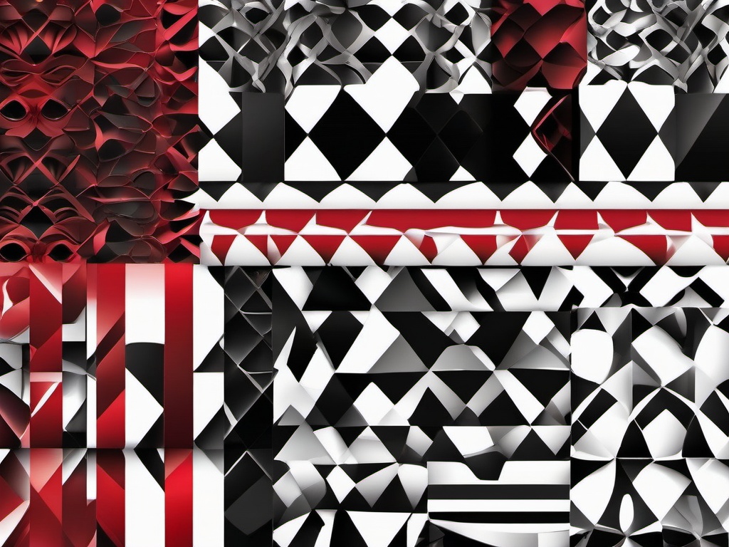 White Black And Red Wallpaper - Classic mix of white, black, and red.  background wallpaper