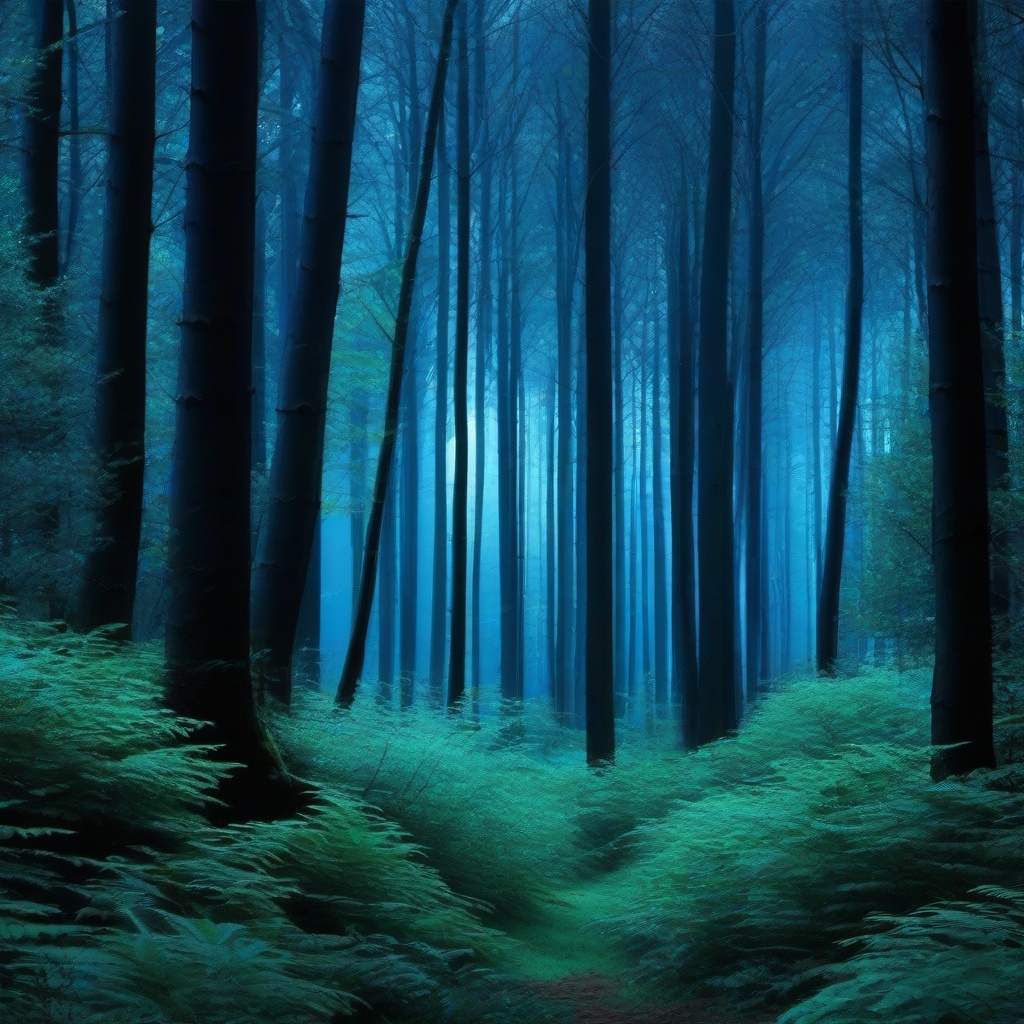 Forest Background Wallpaper - blue background forest  