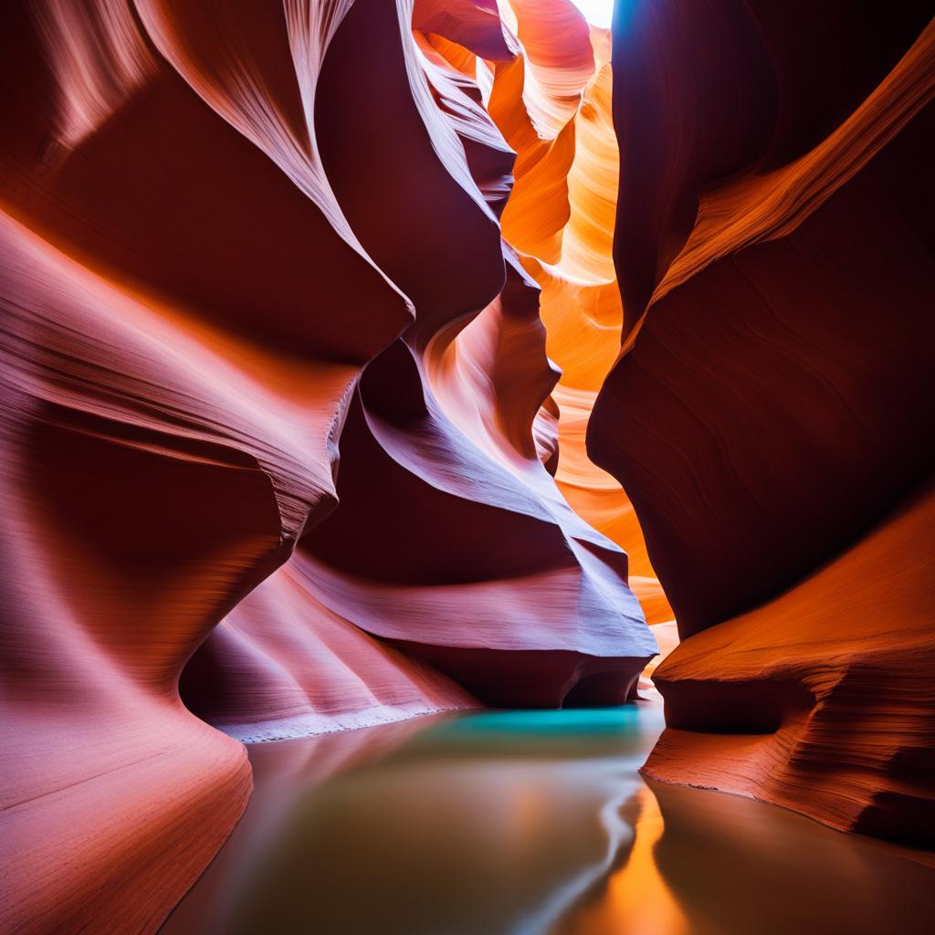 antelope canyon, usa - embarks on a mystical photography tour through the famous slot canyon. 