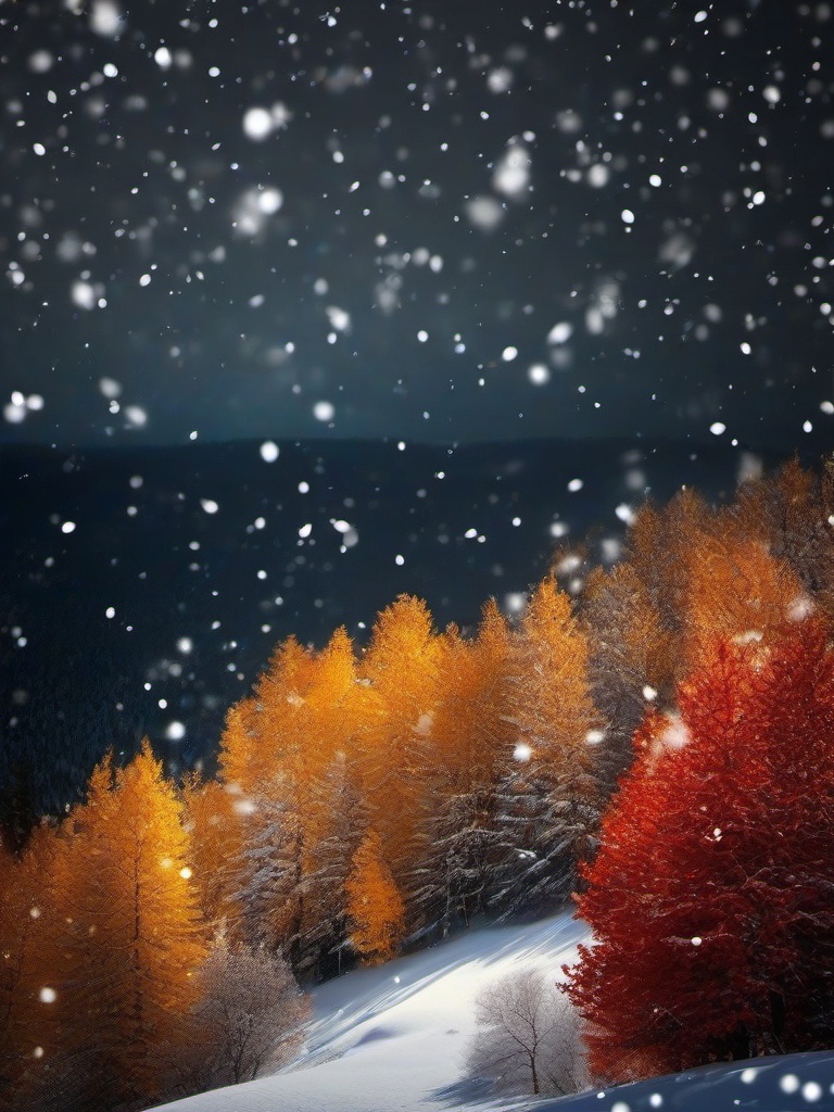 Fall Background Wallpaper - background snow falling  