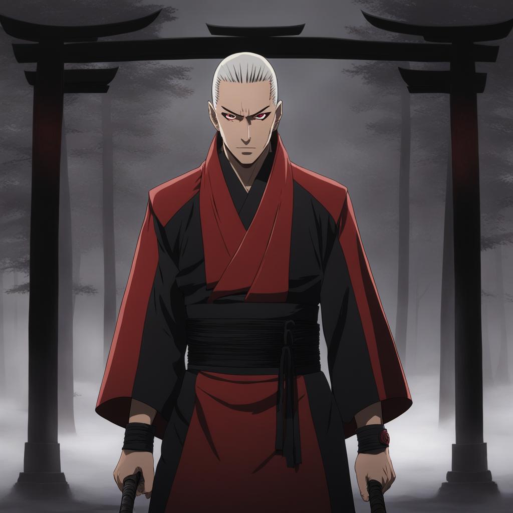 hidan - performs dark rituals and combat within a forbidden cult's hideout. 