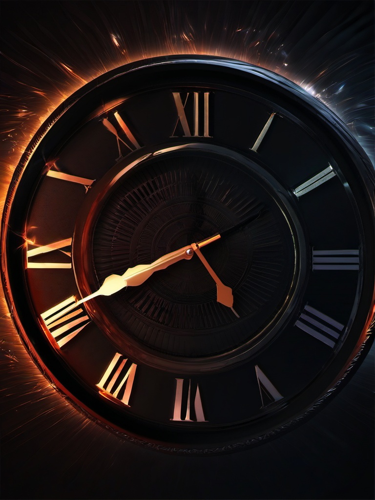 Dark Clock Wallpaper  ,mobile iphone background wallpaper