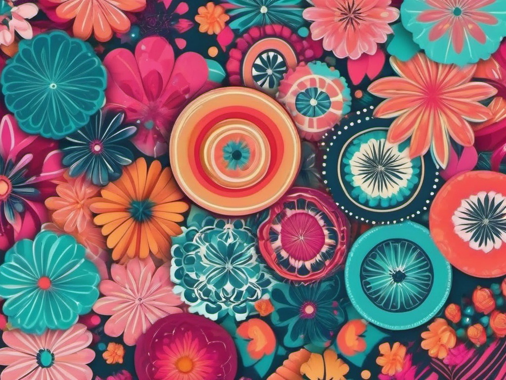 Cute Aesthetic Backgrounds Delightful and Charming Designs to Suit Your Style wallpaper splash art, vibrant colors, intricate patterns