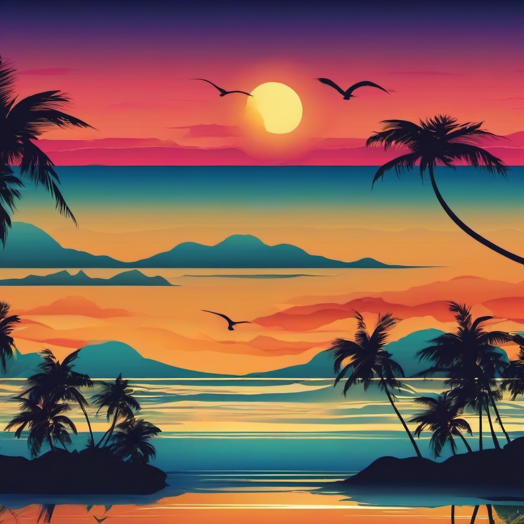 Beach background - beach sunset background hd  