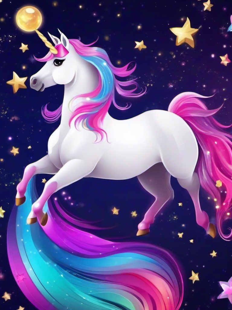 galaxy cute unicorn wallpaper  ,mobile iphone background wallpaper