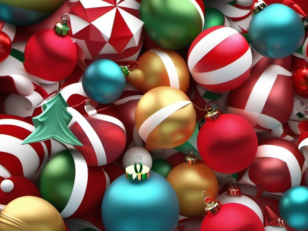 3D Christmas Background  