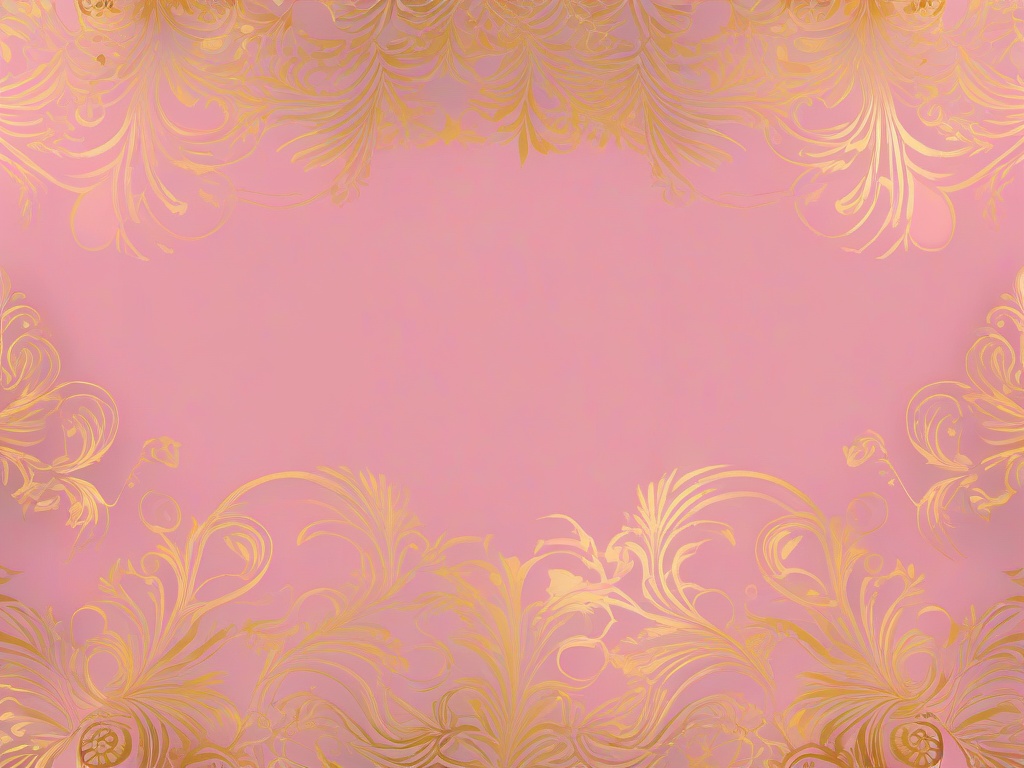 Gold And Pink Background - Soft pink with gold accents, blending elegance with warmth.  background wallpaper