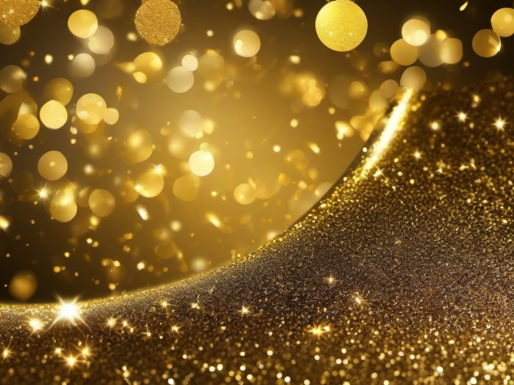 Hd Gold Glitter Background  