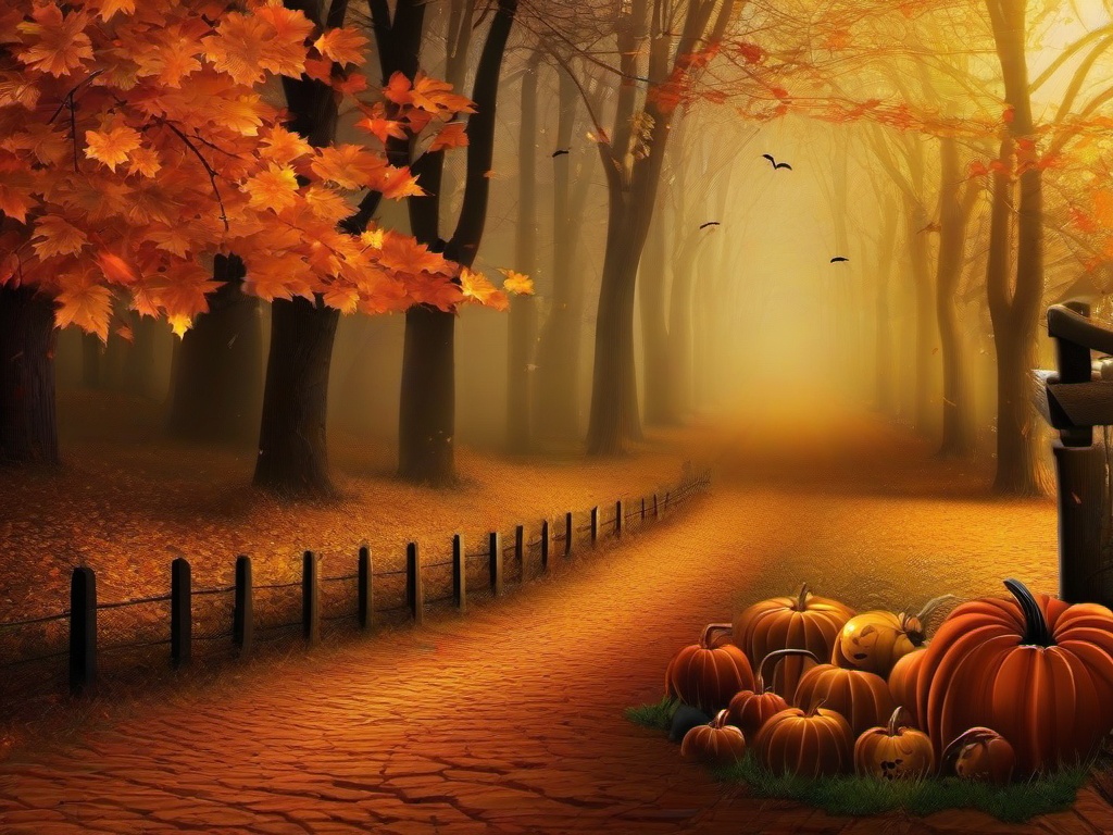 Fall Background Wallpaper - fall and halloween wallpaper  