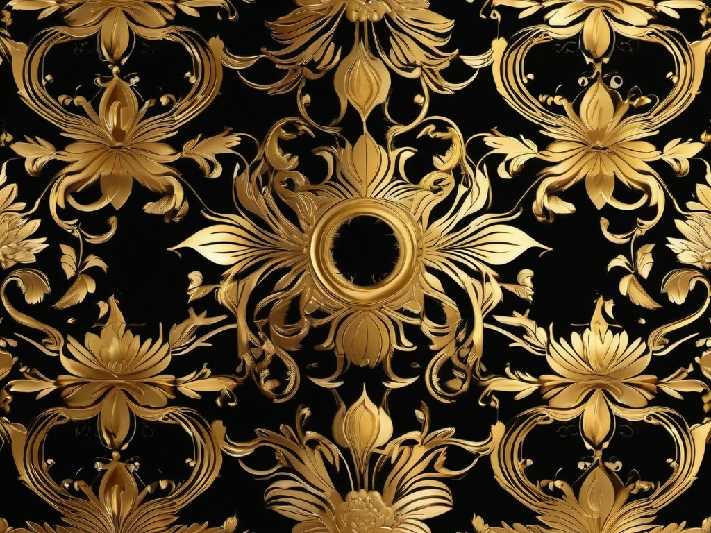 Gold Aesthetic Wallpaper - Luxurious gold wallpaper with an aesthetic appeal.  background wallpaper