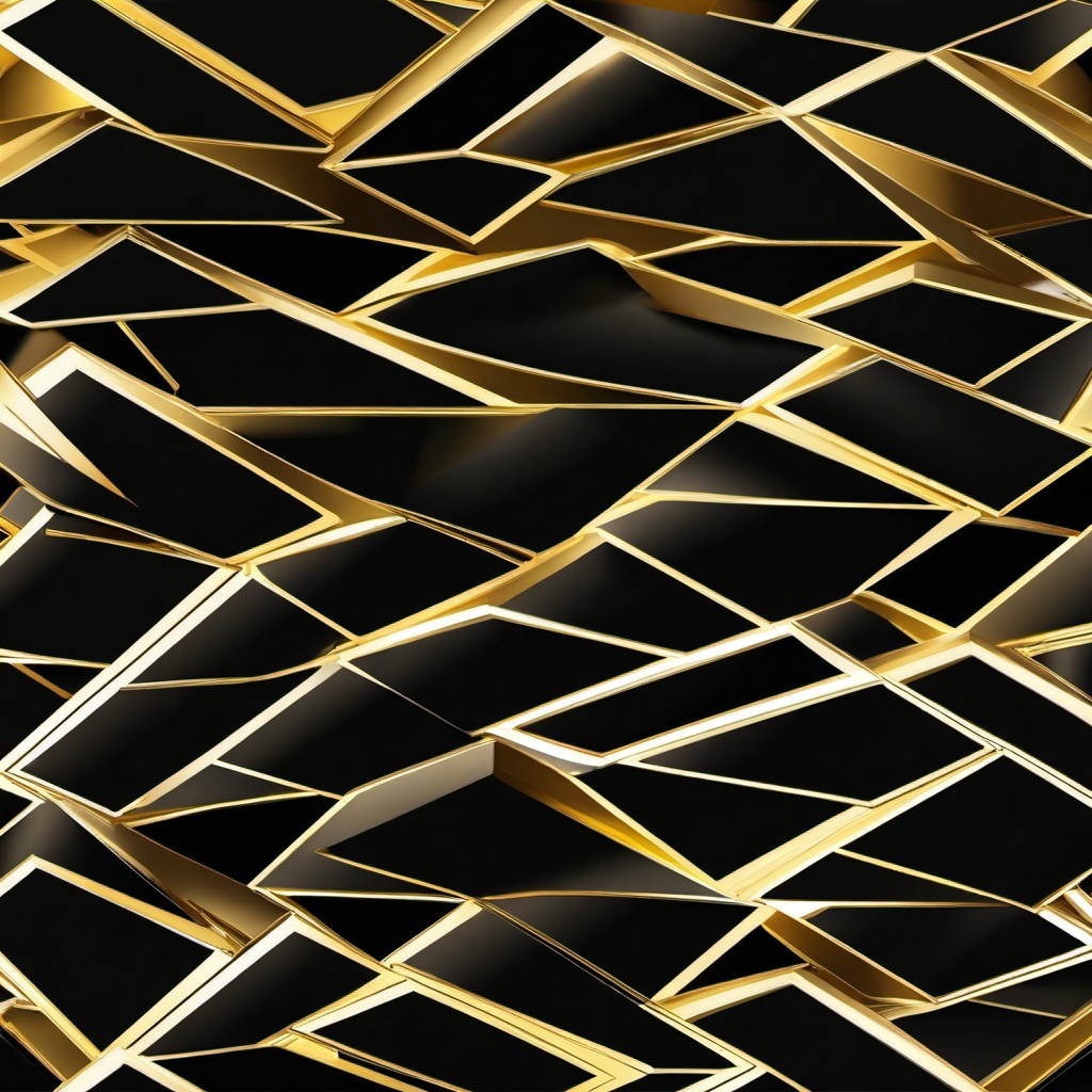 Geometric Background - black and gold geometric background  