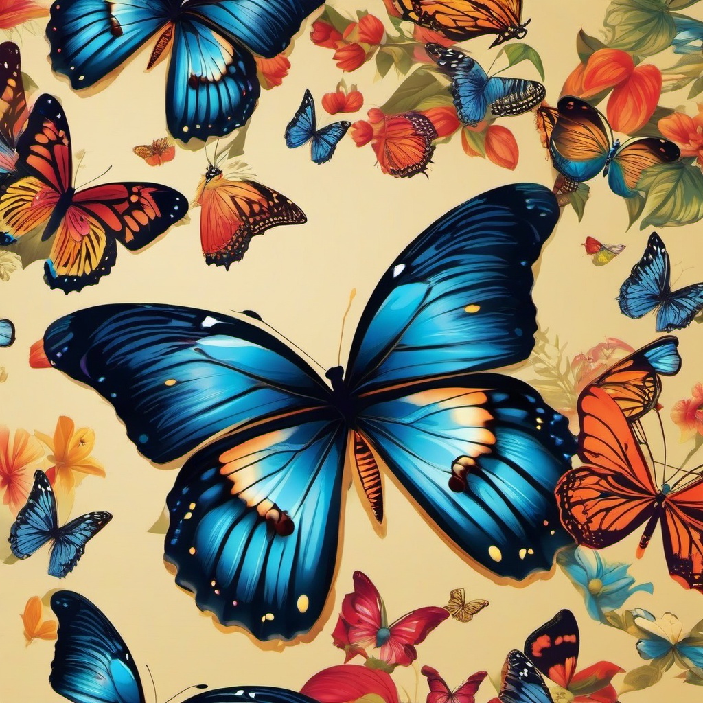 Butterfly Background Wallpaper - butterfly ka background  