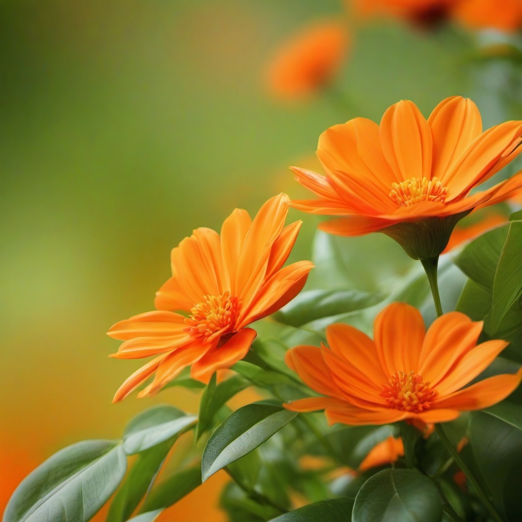 Orange Background Wallpaper - orange flower background hd  