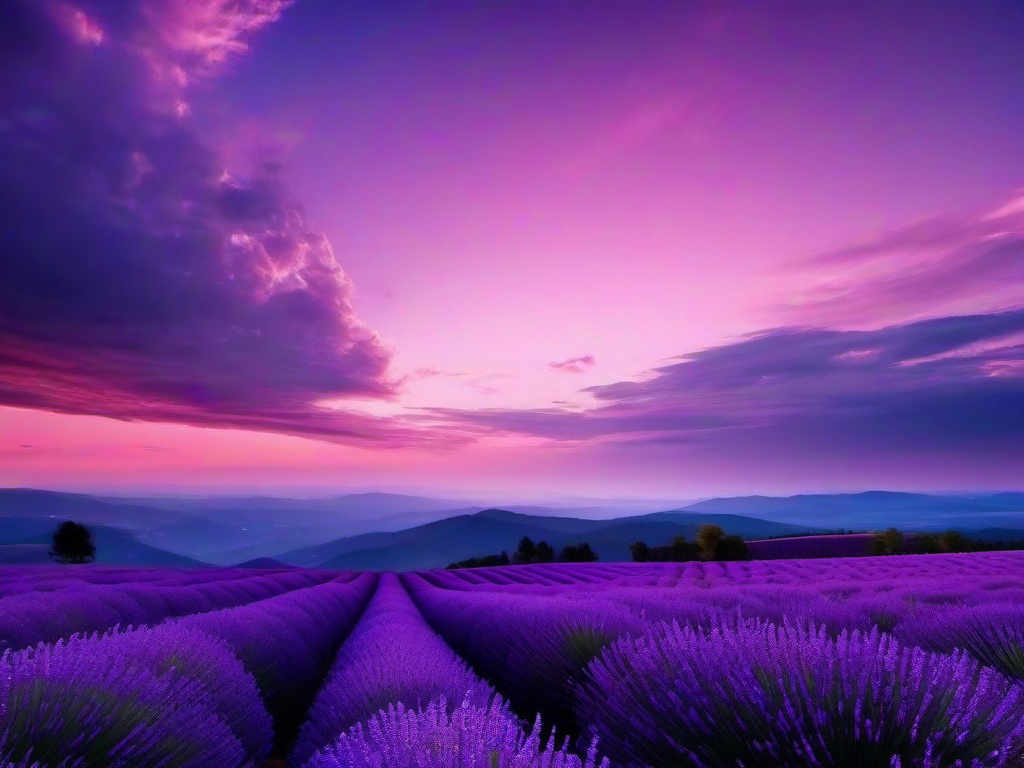 Lavender Sky Wallpaper  ,desktop background wallpaper