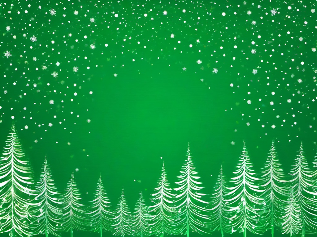 Christmas Green Wallpaper  