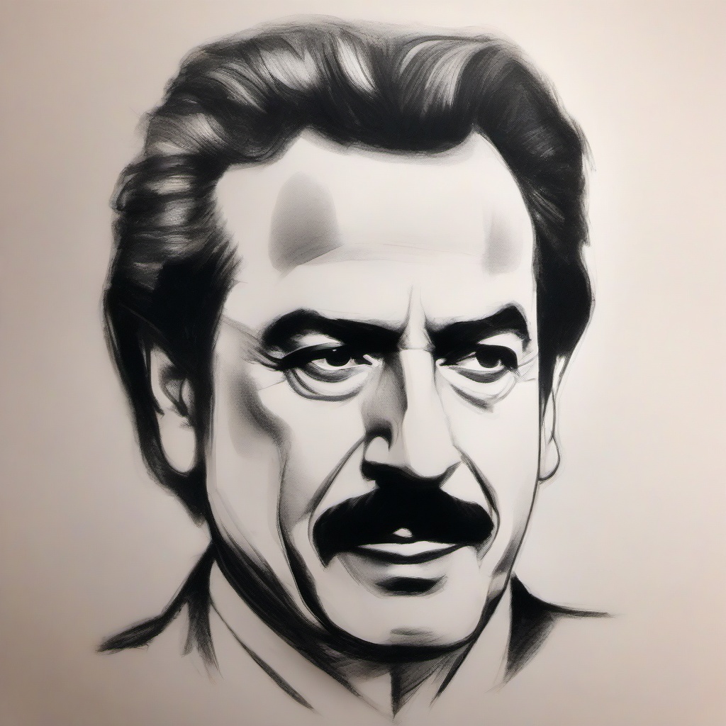 pencil sketch of famous personalities  minimal rough sketch scribbles,doodles,black and white