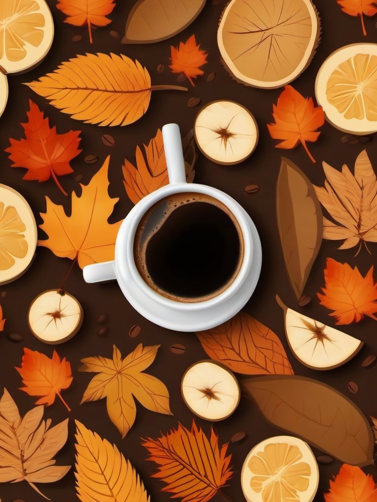 Fall Background Wallpaper - coffee fall background  