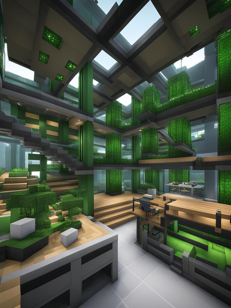 biotech research facility for genetic engineering experiments - minecraft house design ideas 