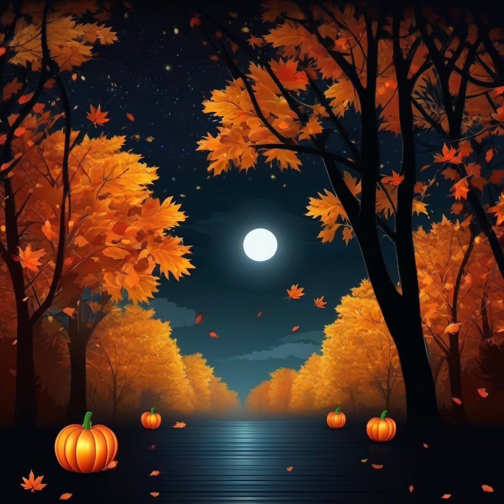 Fall Background Wallpaper - autumn night wallpaper  