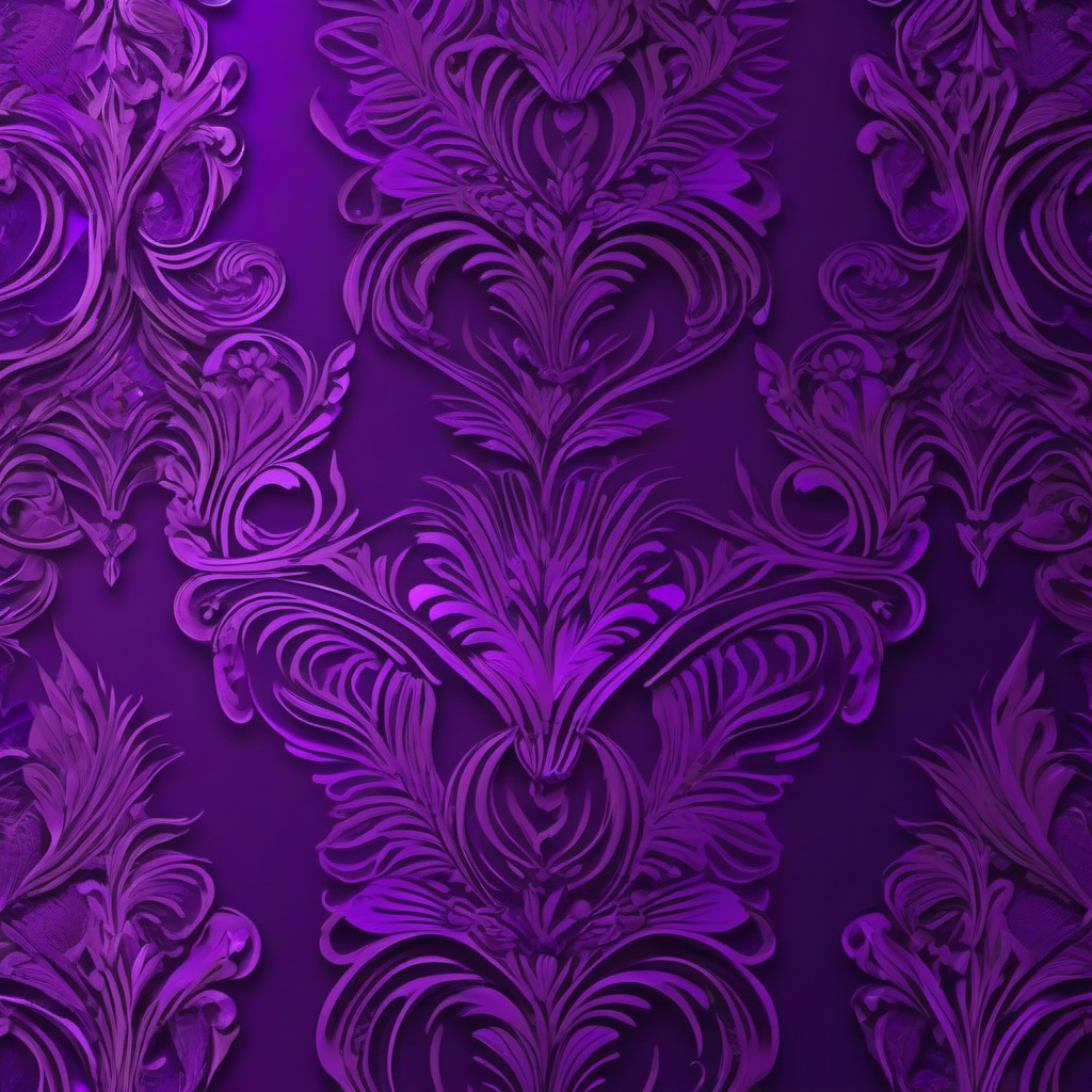 Purple Wallpapers - Royal Purple Hues in Elegant Patterns wallpaper splash art, vibrant colors, intricate patterns