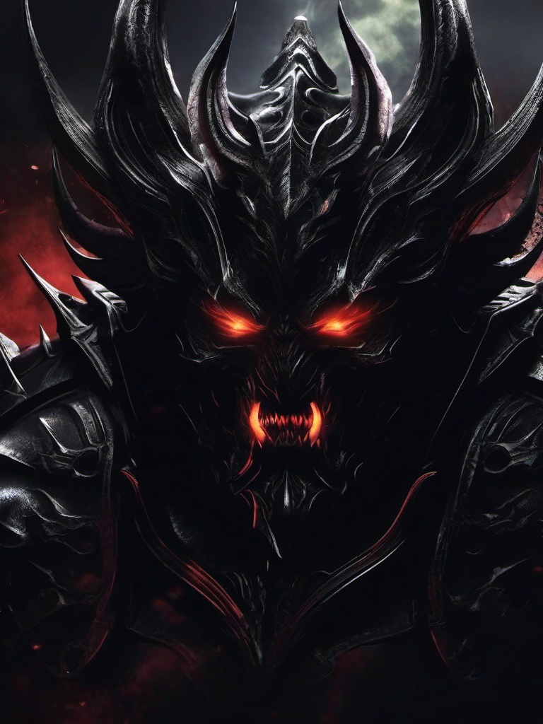 Black Demon Wallpaper  ,mobile iphone background wallpaper