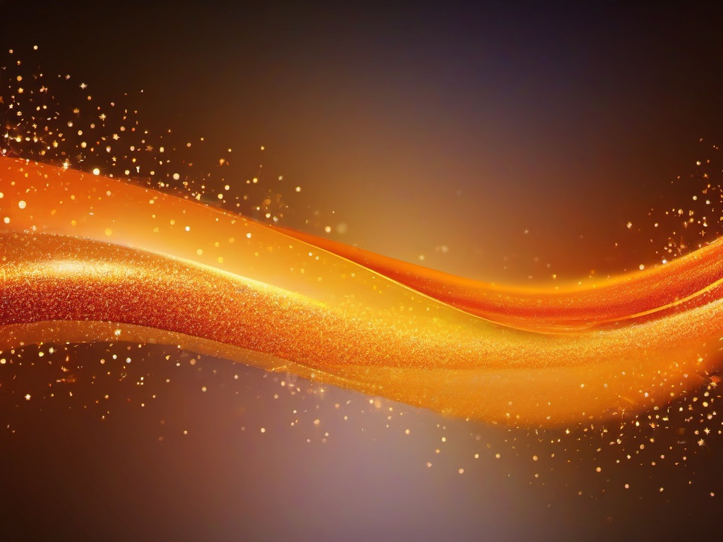 Orange Sparkles Background  