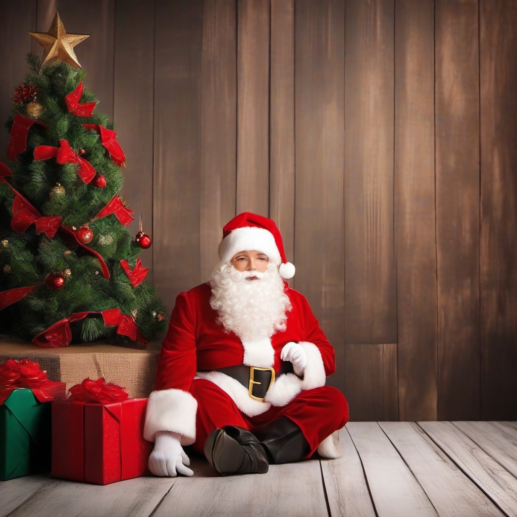 Christmas Background Wallpaper - diy santa photo backdrop  