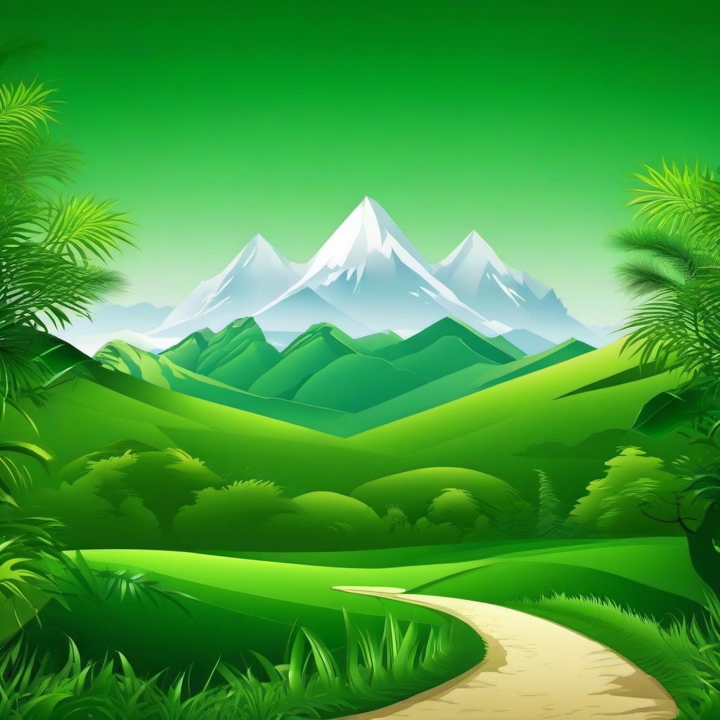 Mountain Background Wallpaper - green mountain background  