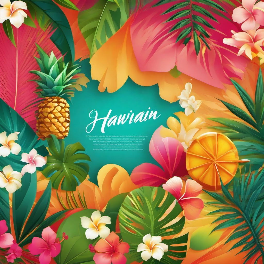 Party Background Wallpaper - hawaiian invitation background  