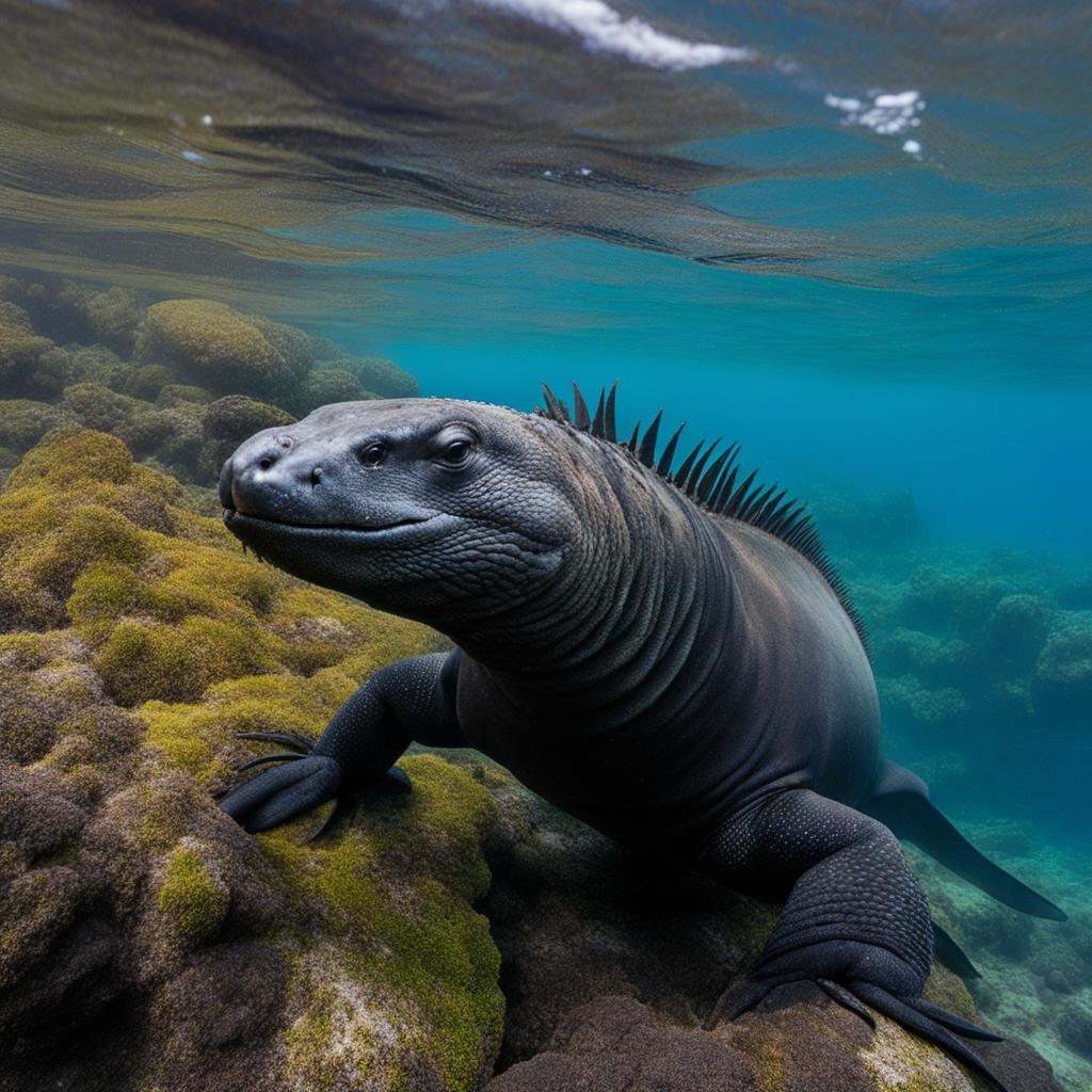 galápagos islands, ecuador - snorkels with marine iguanas and swims with playful sea lions. 