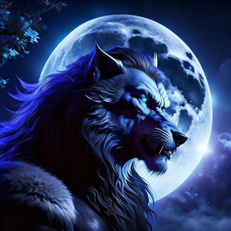 ulfric werewolf transforms under the full moon. 