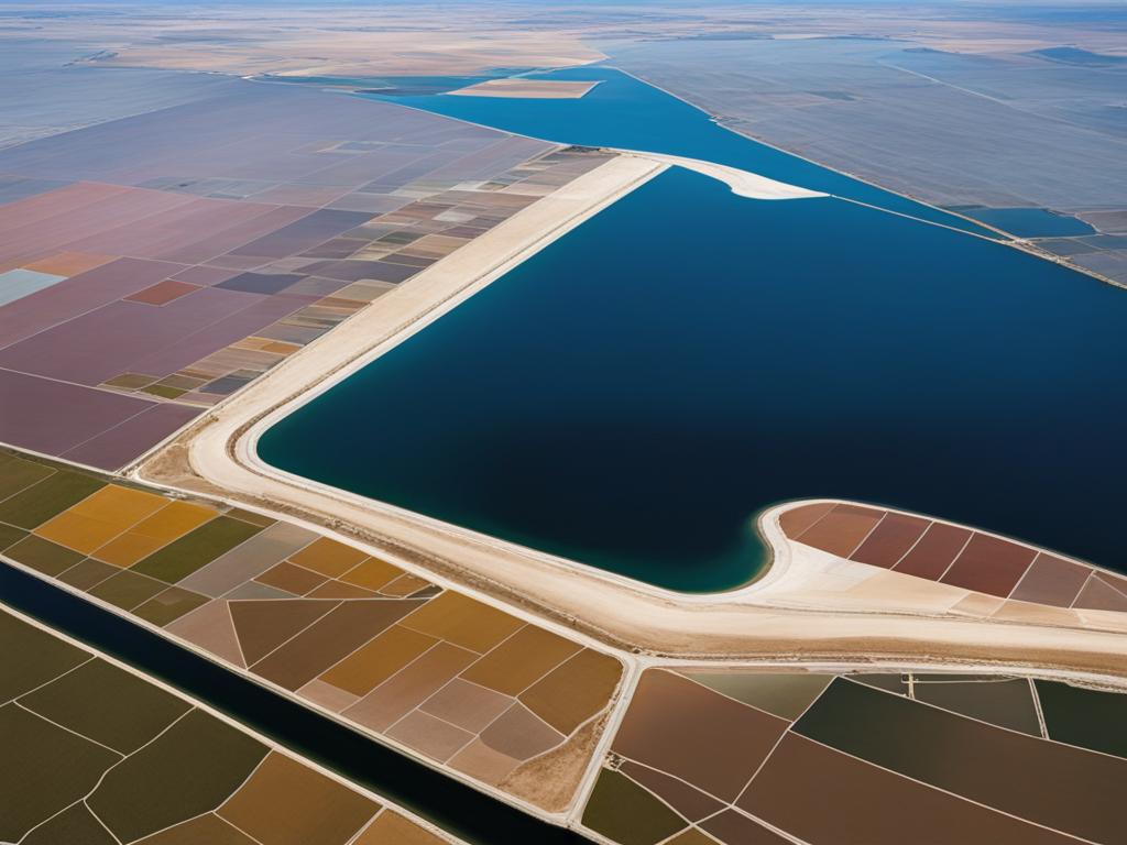 sicilian salt flats - create an artwork that showcases the unique beauty of sicilian salt flats, where salt pans create geometric patterns. 