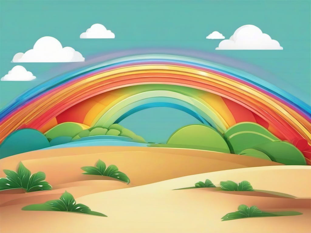 Background Design Rainbow  