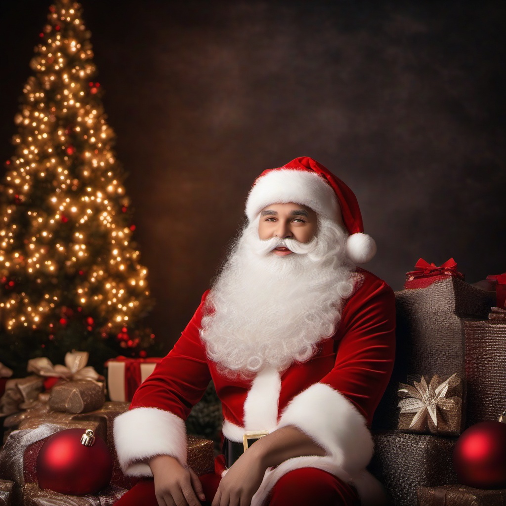 Christmas Background Wallpaper - santa digital backdrop free  