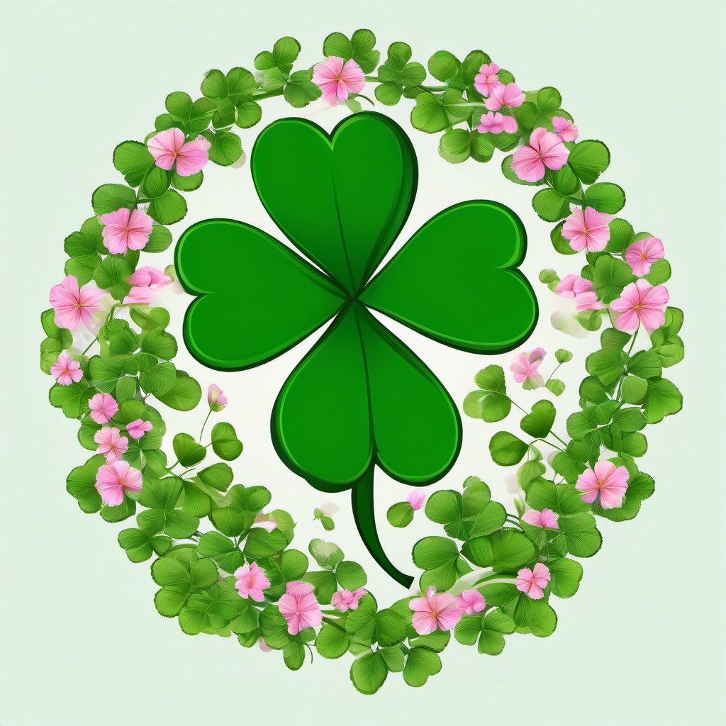 4 Leaf Clover  clipart