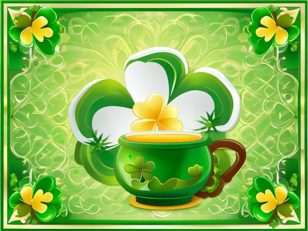 St. Patrick's clipart - St. Patrick's Day greeting card  clipart