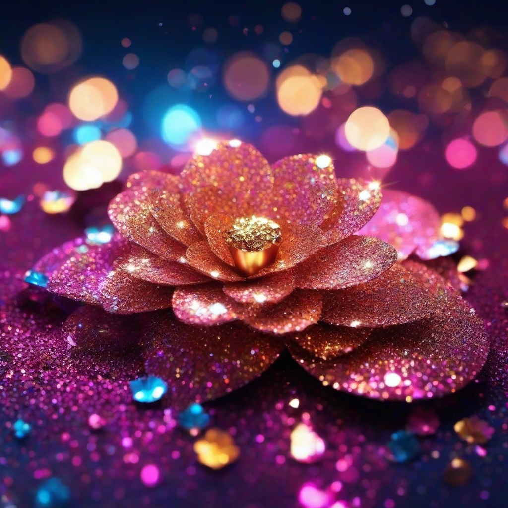 Glitter background - glitter flower wallpaper hd  