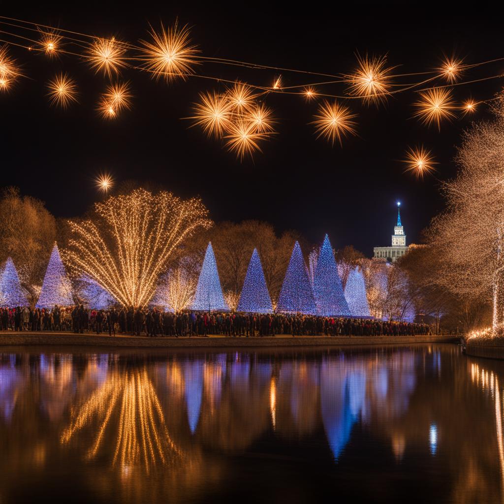 celebrate in a city that hosts a never-ending festival of lights at festival of lights. 