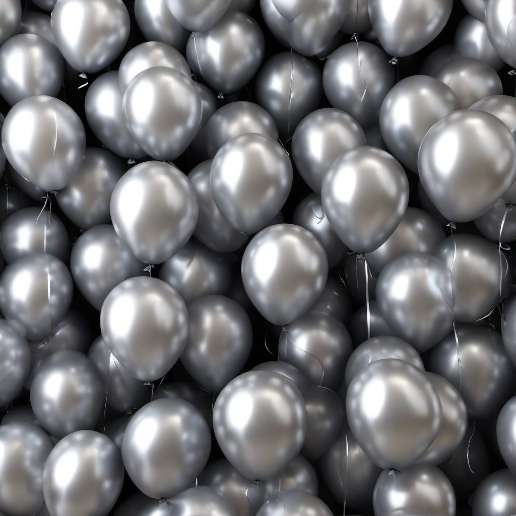 Party Background Wallpaper - silver balloons background  