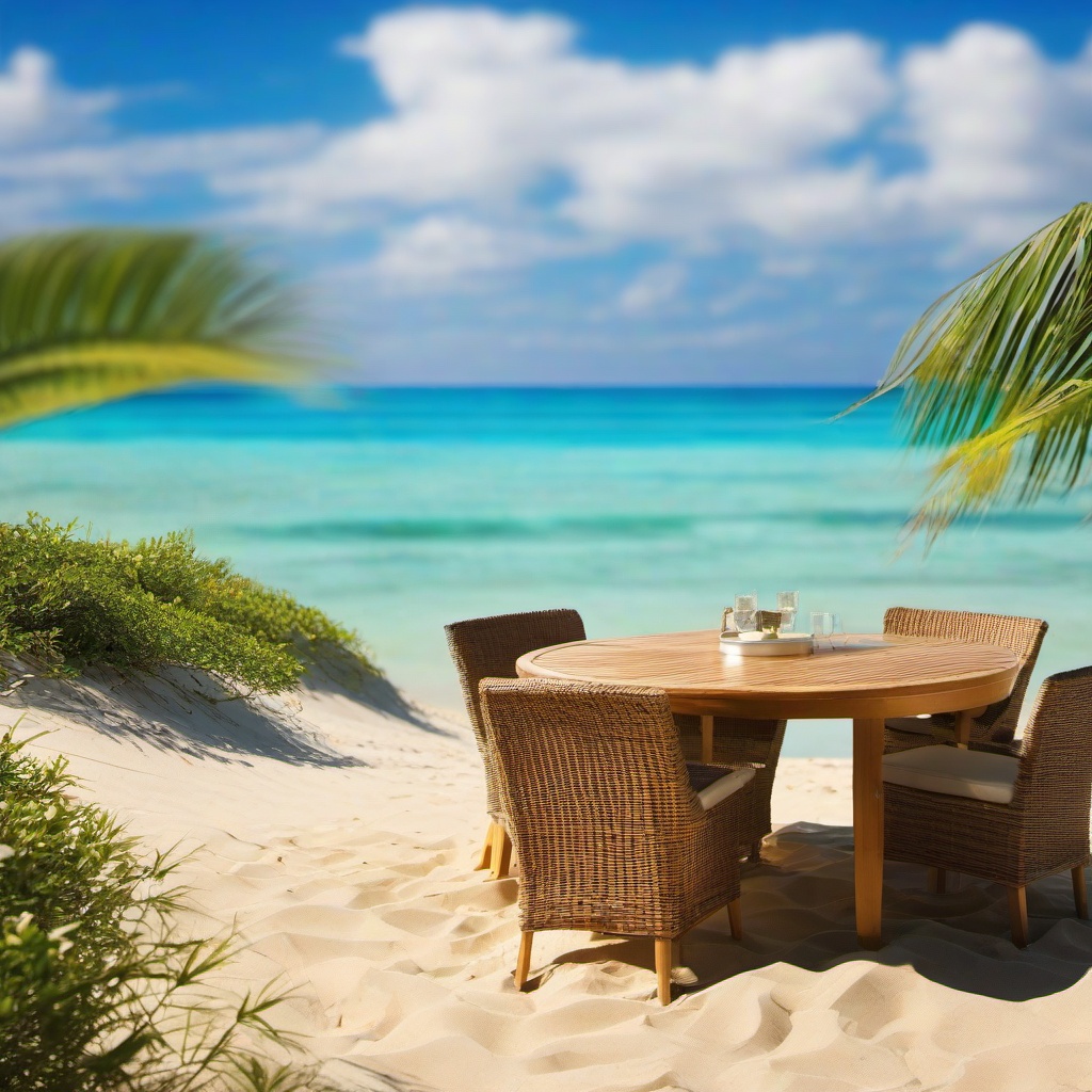 Beach Background Wallpaper - beach table background  